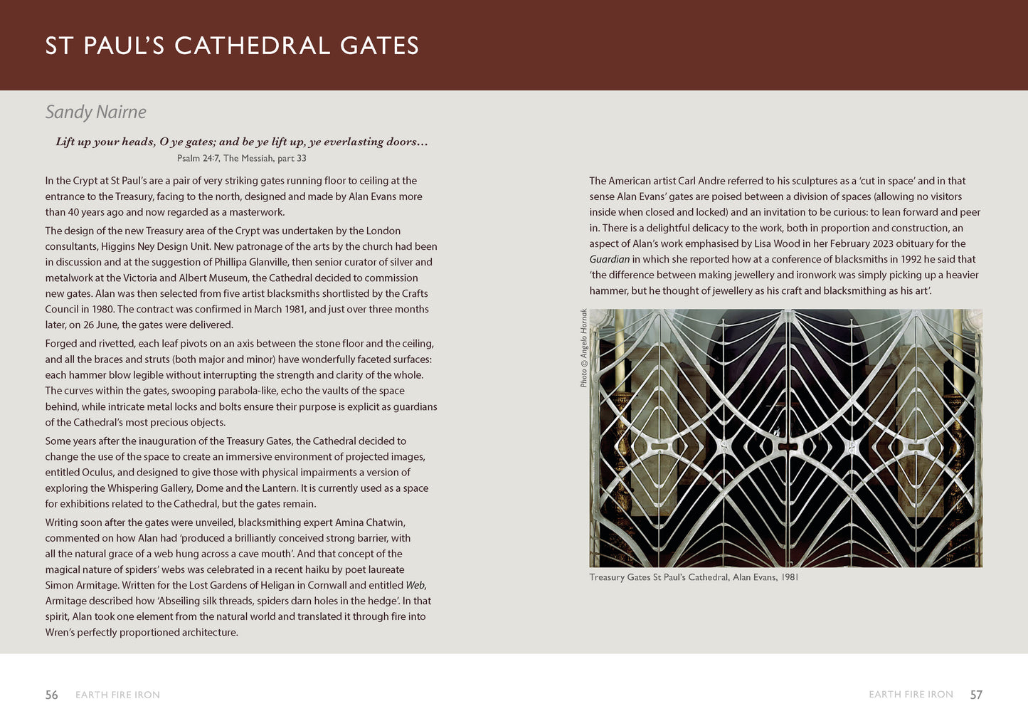 Earth, Fire, Iron: Alan Evans and the New Iron Age