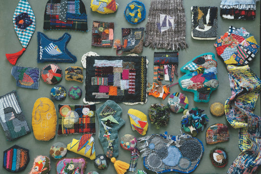 Darned Brooches
