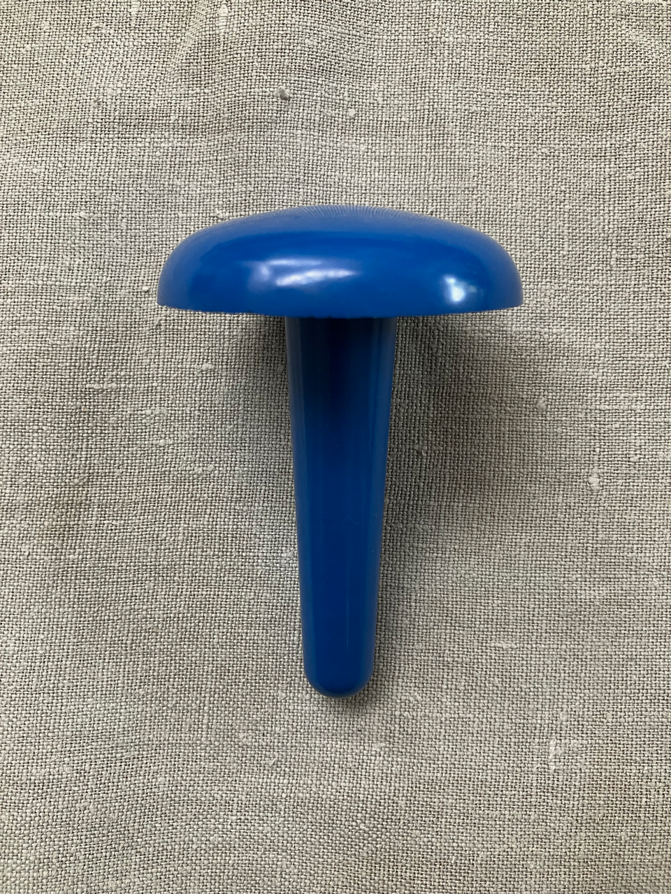 Blue bakelite darning mushroom